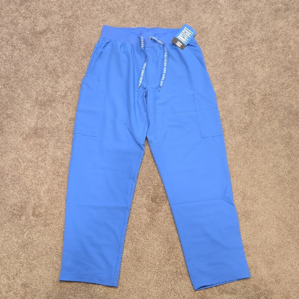 Men's ROTH WEAR Blue Cargo Scrub Pants Size Small, NWT